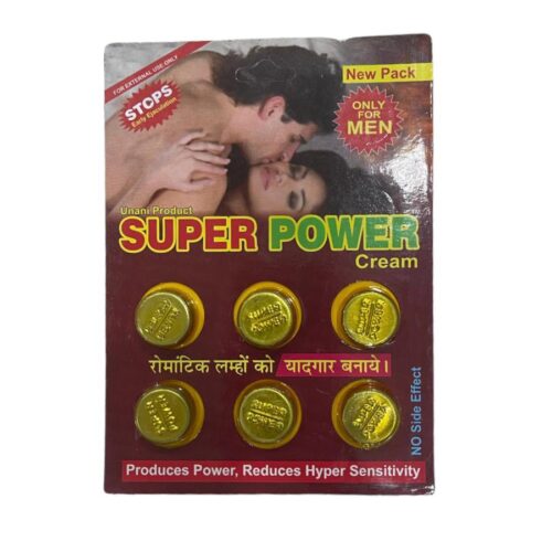 SUPER POWER CREAM ONLY FOR MEN ( 6* 1.5gm )