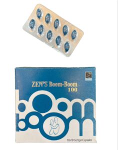 Zens Boom Boom 100 mg sildenafil capsules for men