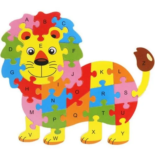 Puzzles wooden toy for kid's with alphabates