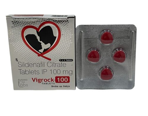 Vigrock 100mg Sildenafil Tablet