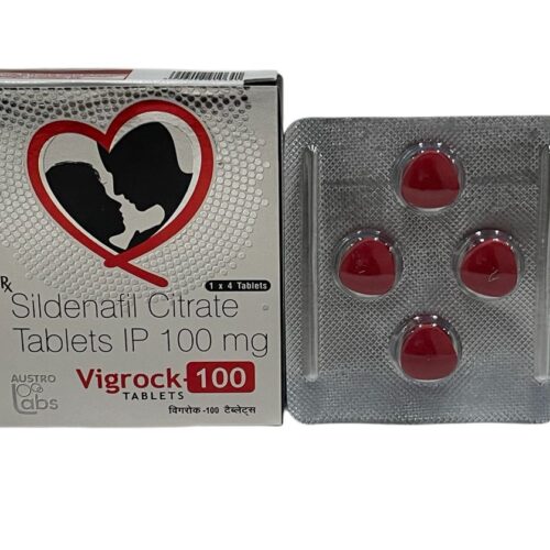 Vigrock 100mg Sildenafil Tablet