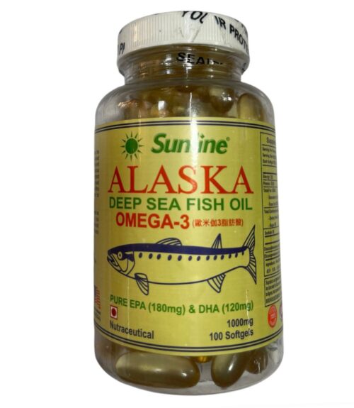 Alaska deep Sea Fish Omega 3 capsules 100 pack