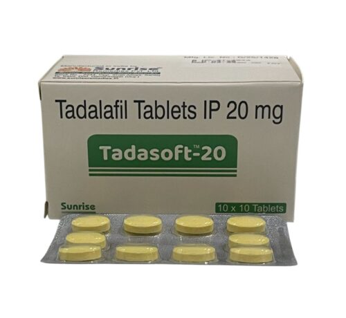 Tadasoft Tadalafil 20 mg tablet
