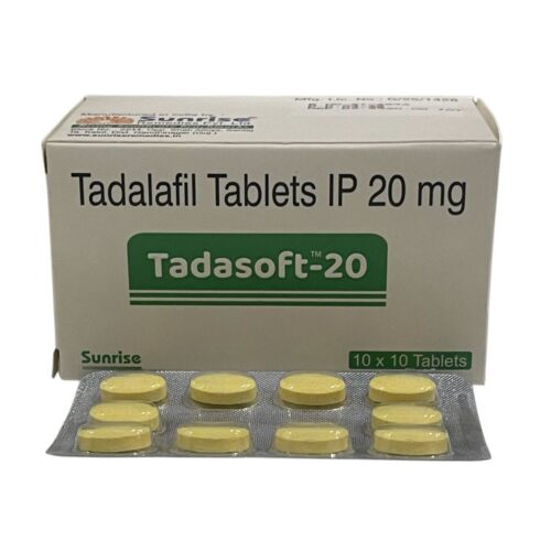 Tadasoft Tadalafil 20 mg tablet