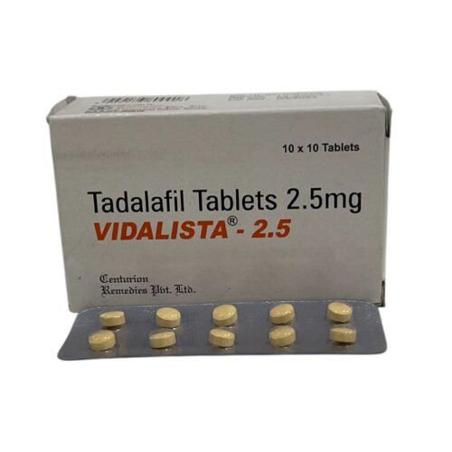Vidalista 2.5 Mg Tadalafil Tablets