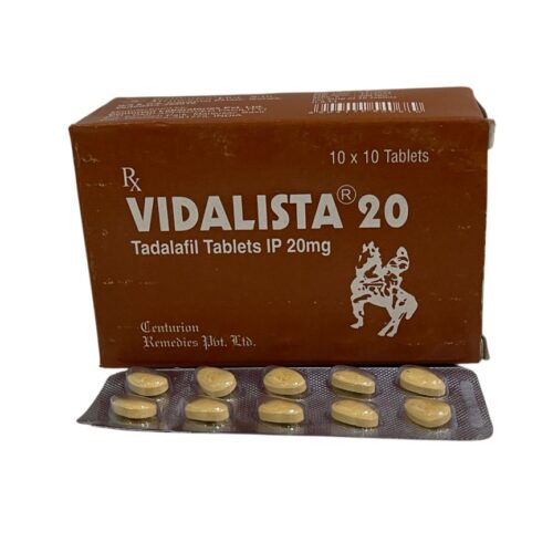 Vidalista 20 Mg Tadalafil Tablets