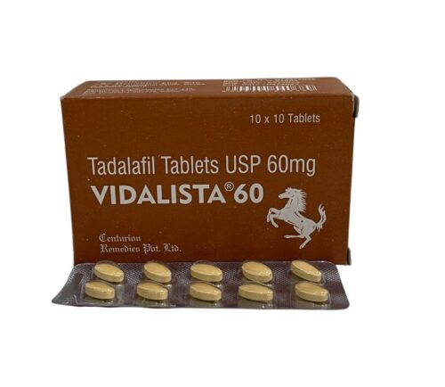 Vidalista 60 Mg Tadalafil Tablets