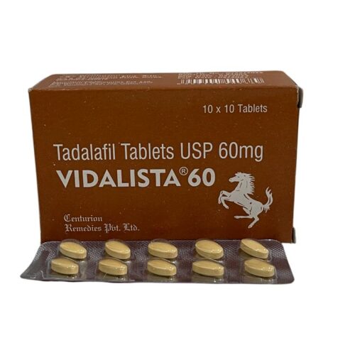 Vidalista 60 Mg Tadalafil Tablets
