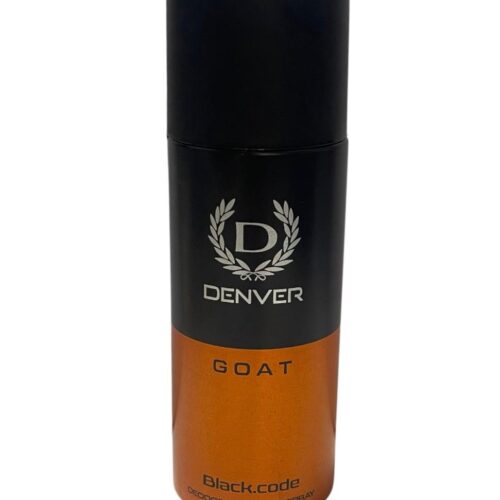DENVER DEO BLACK CODE GOAT 96GM/150 ML