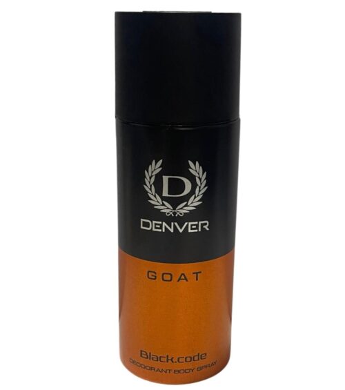 DENVER DEO BLACK CODE GOAT 96GM/150 ML
