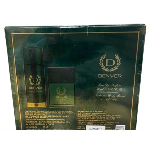 DENVER GIFT PACK HAMILTON perfume and deo