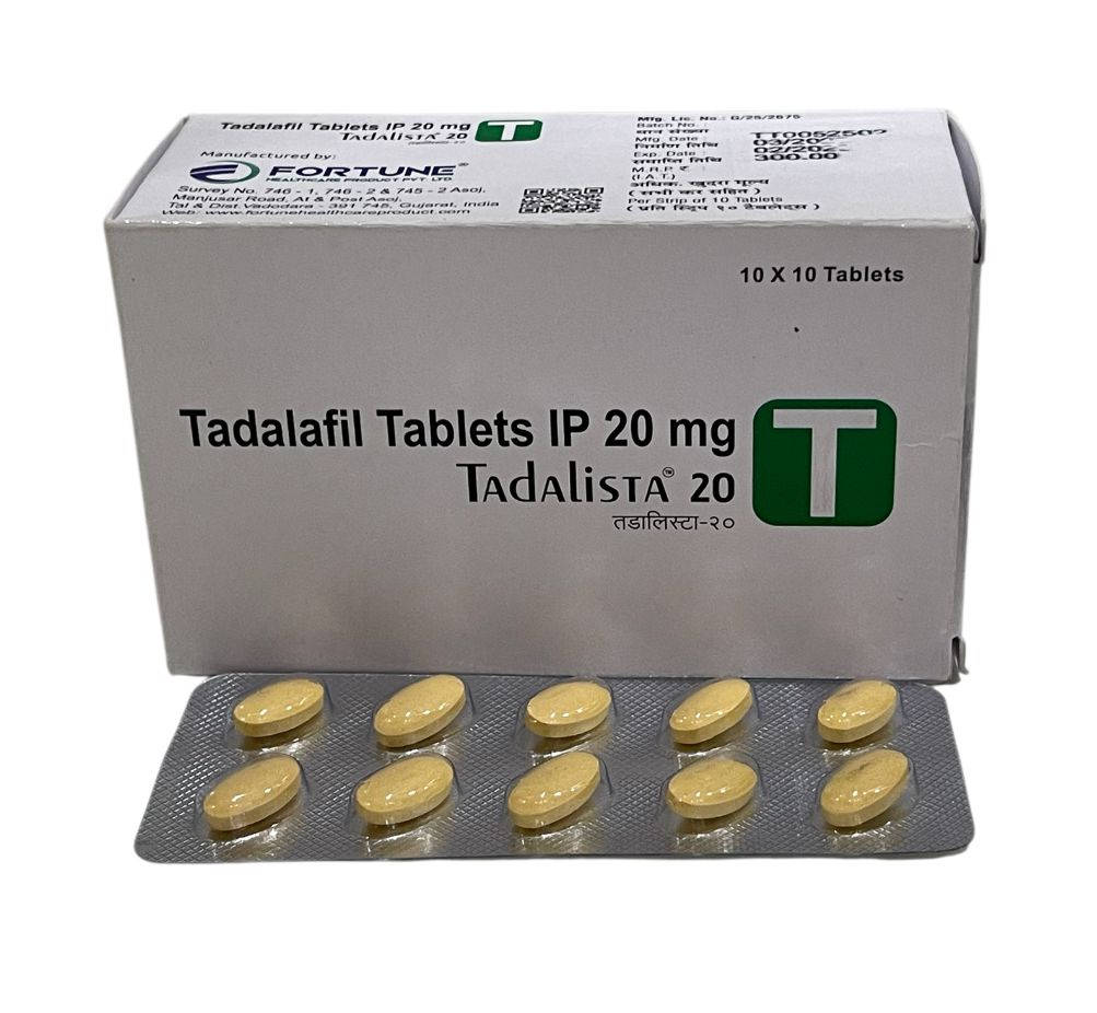 Tadalista 20mg Tablets Tadalista 20mg Tablets