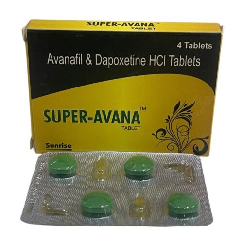 Super Avana 4 tablets pack
