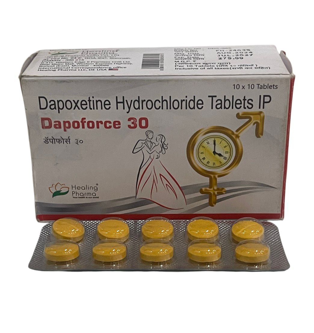 Dapoforce Dapoxetine 30mg Tablets Dapoforce Dapoxetine 30mg Tablets
