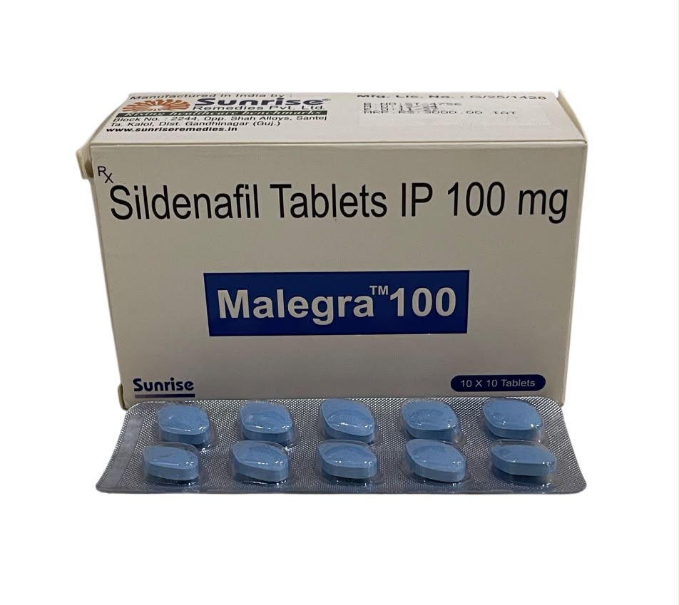 Malegra 100mg Tablets (Sildenafil) Malegra 100mg Tablets (Sildenafil)