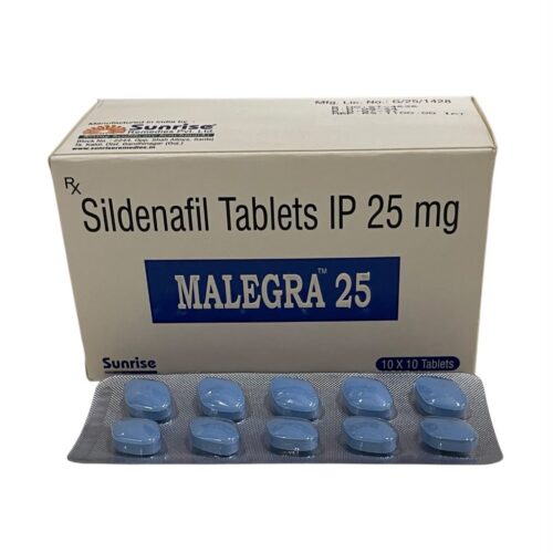 Malegra 25mg Tablets (Sildenafil)