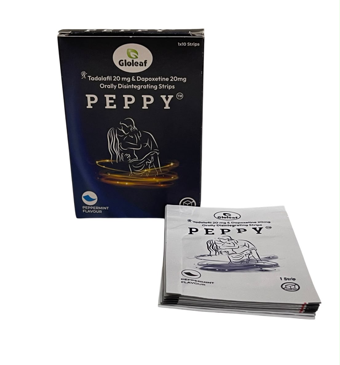 Peppy Tadalafil 20mg & Dapoxetine 20mg Oral Strips Peppy Tadalafil 20mg & Dapoxetine 20mg Oral Strips