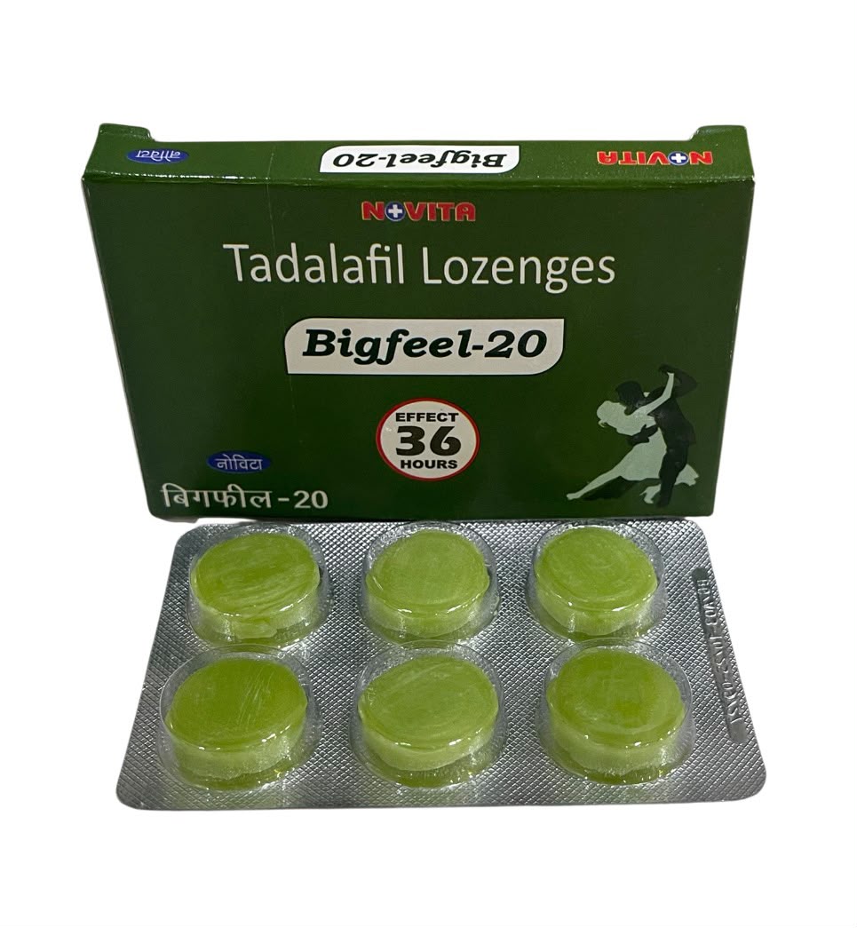 Bigfeel 20 Tadalafil Lozenges Bigfeel 20 Tadalafil Lozenges