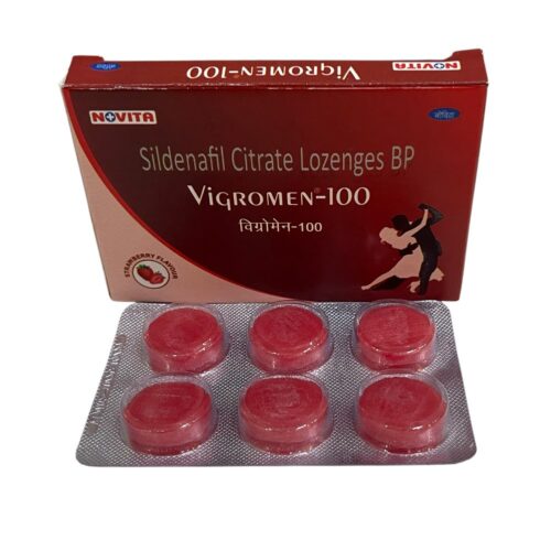Vigromen 100 Sildenafil Citrate Lozenges
