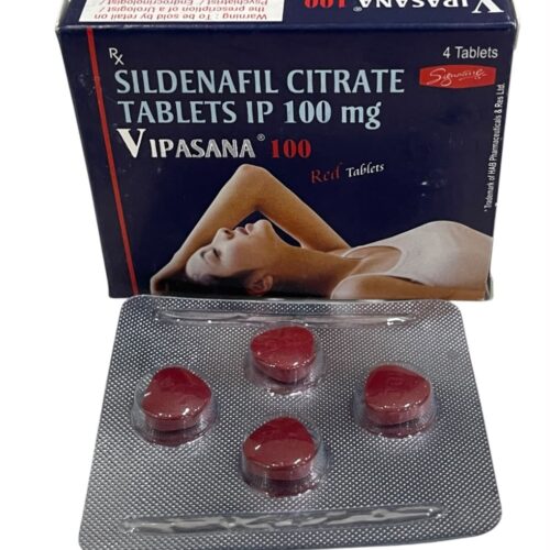 Vipasana 100 Red Sildenafil Tablets